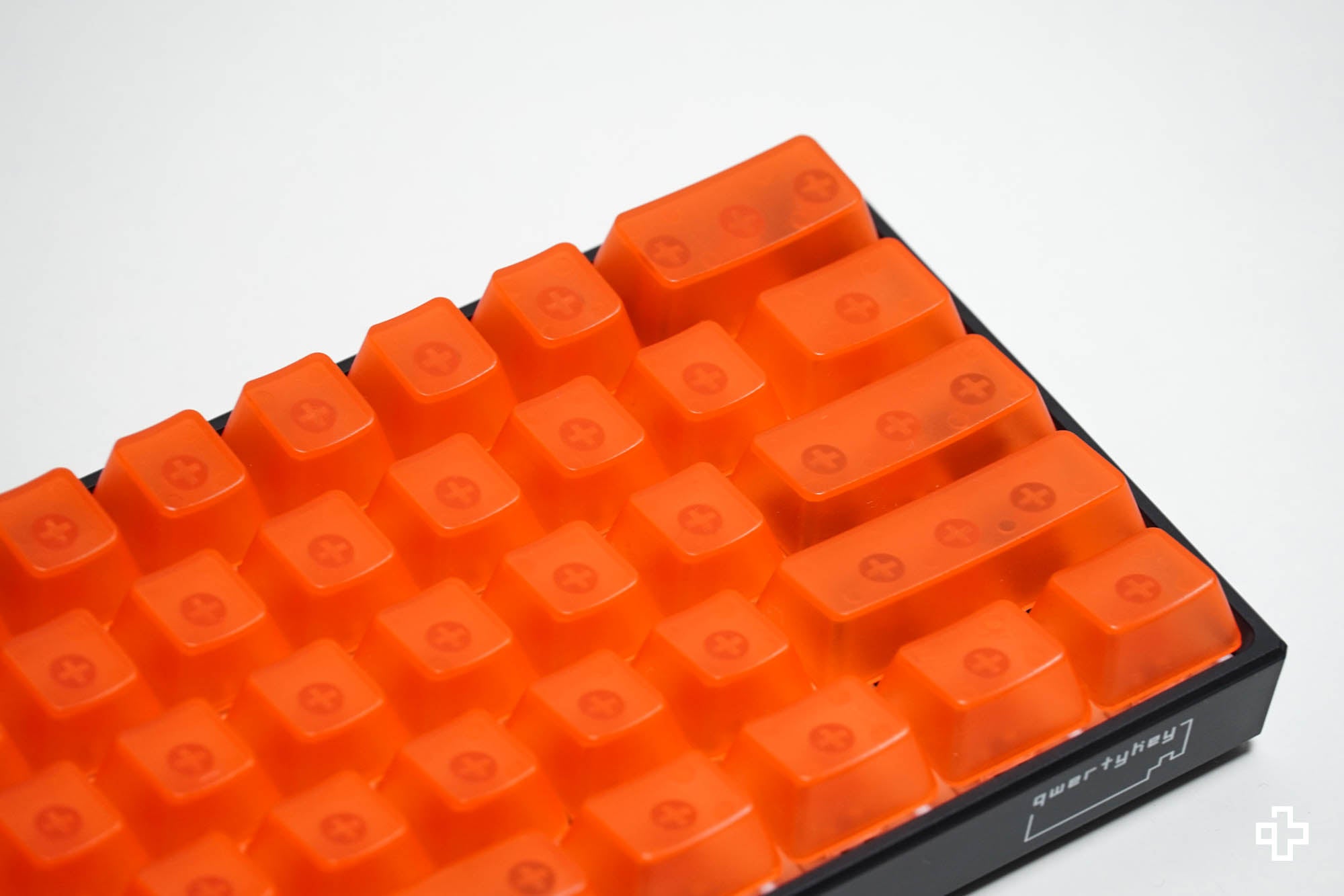 Set Taste QwertyKey Orange Transparent Blank Profil OEM Material ABS - QwertyKey