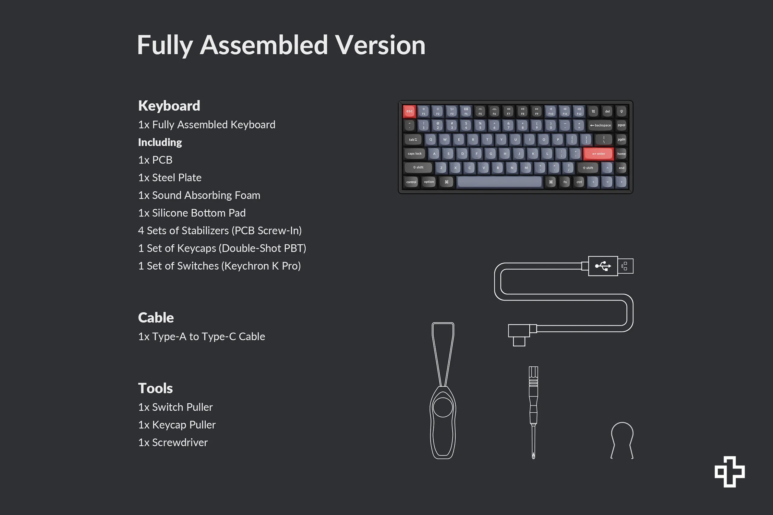 Keychron K2 Pro Hotswap RGB Tastatura Mecanica Wireless