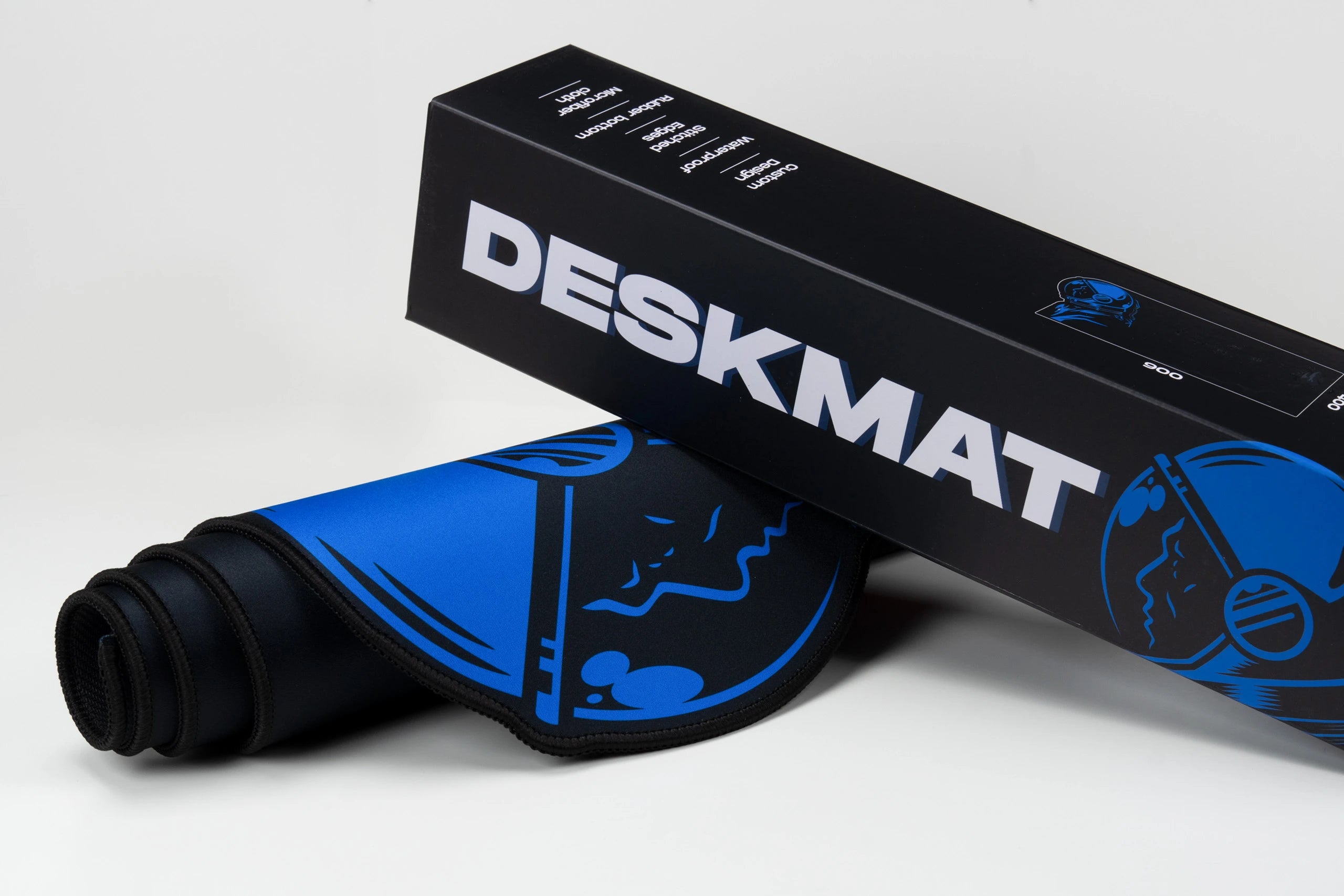 Deskmat Mousepad QwertyKey Spaceman Neregulat 4mm margini cusute