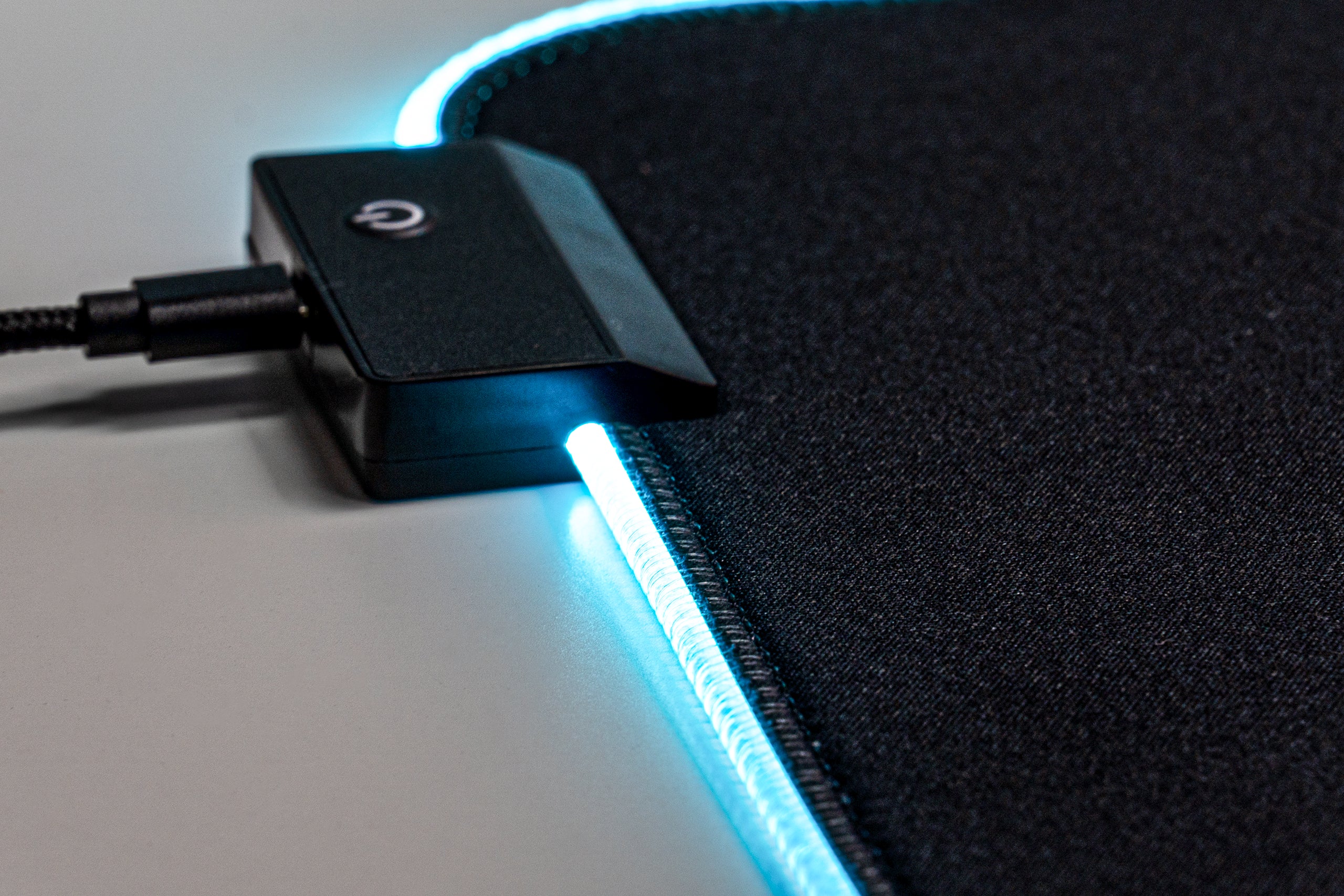 Deskmat Mousepad QwertyKey RGB JapanWave 4mm margini cusute