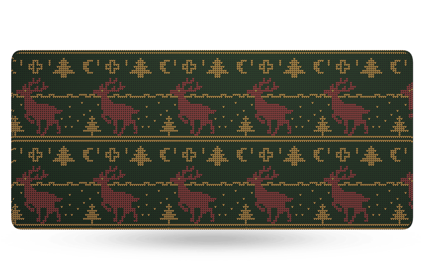 Deskmat Mousepad QwertyKey Christmas – 4mm – margini cusute - QwertyKey