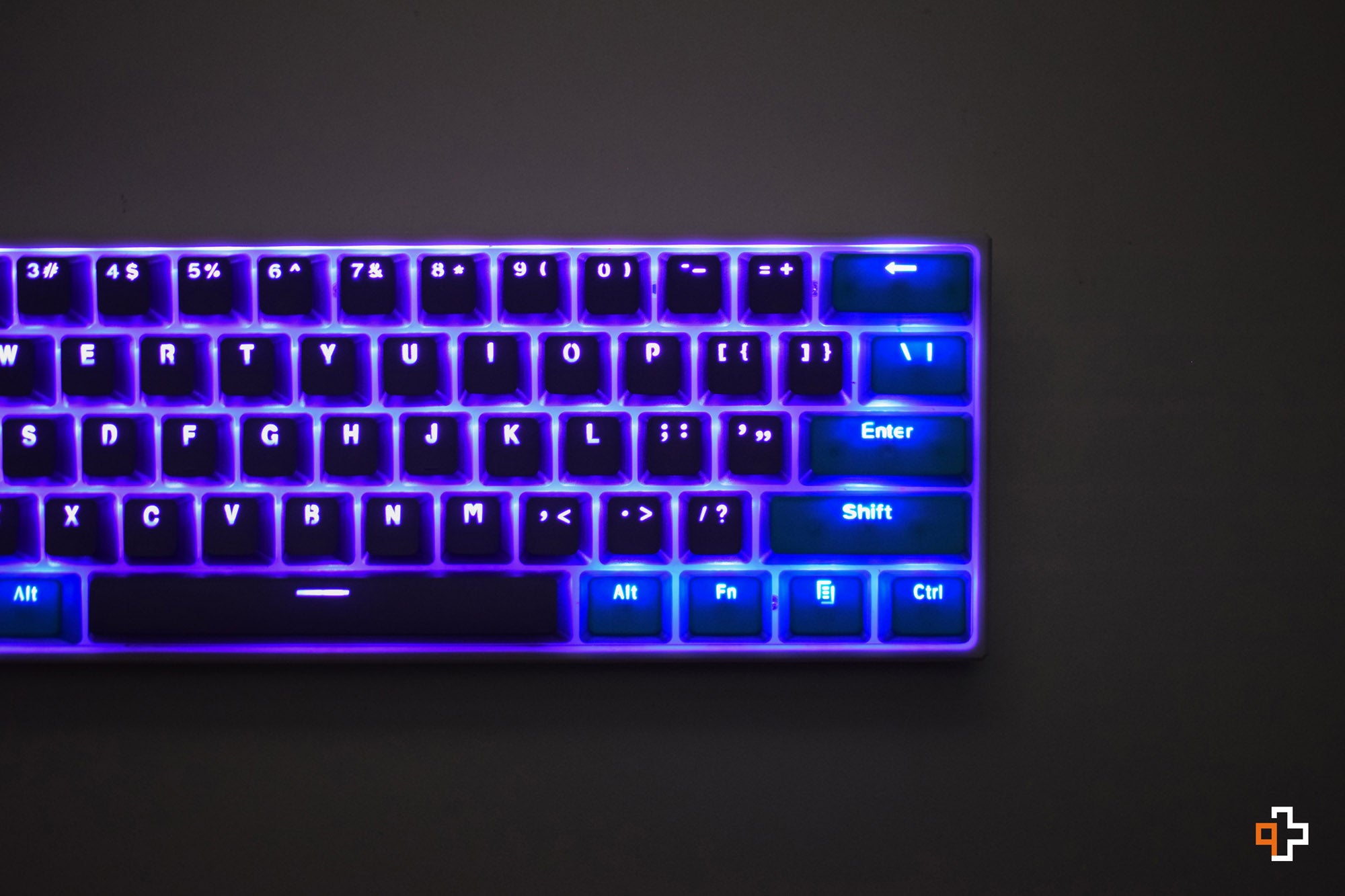 Set Taste QWERTY Liliac-Ocean Translucide Profil OEM Material PBT – double shot - QwertyKey